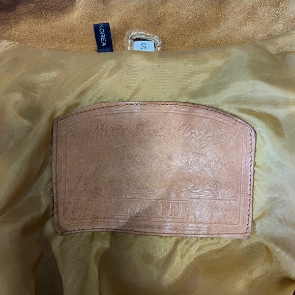 Vintage Moose Lake Lodge Suede Leather Jacket - Women's Small - Picture 6 of 8